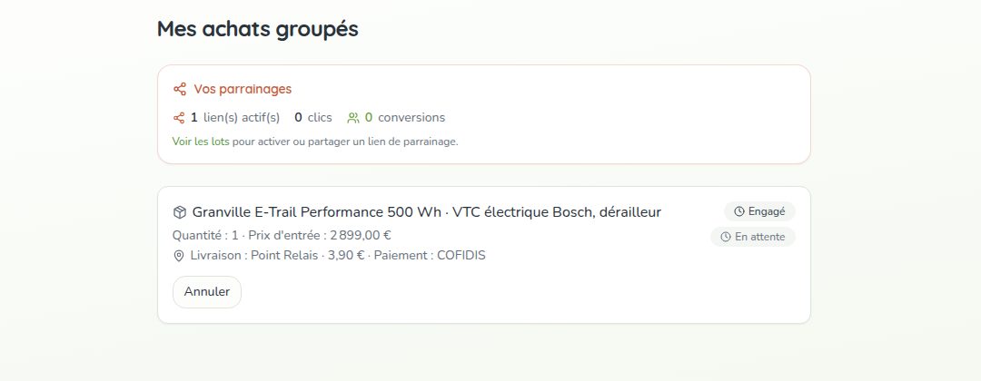 Commande en attente